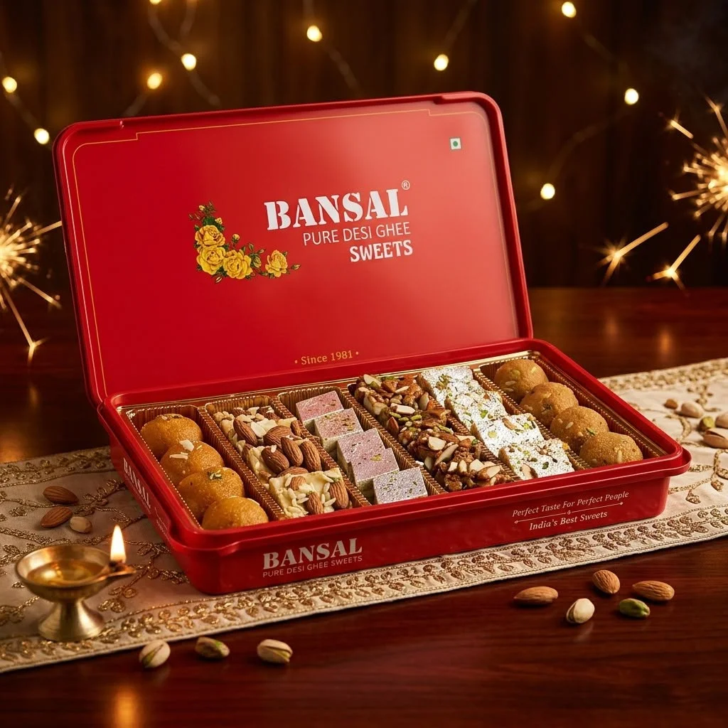 Bansal Sweets packaging